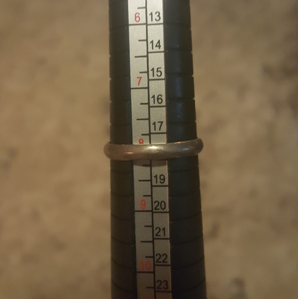 Silver Ring With Triangular Stone - image 3